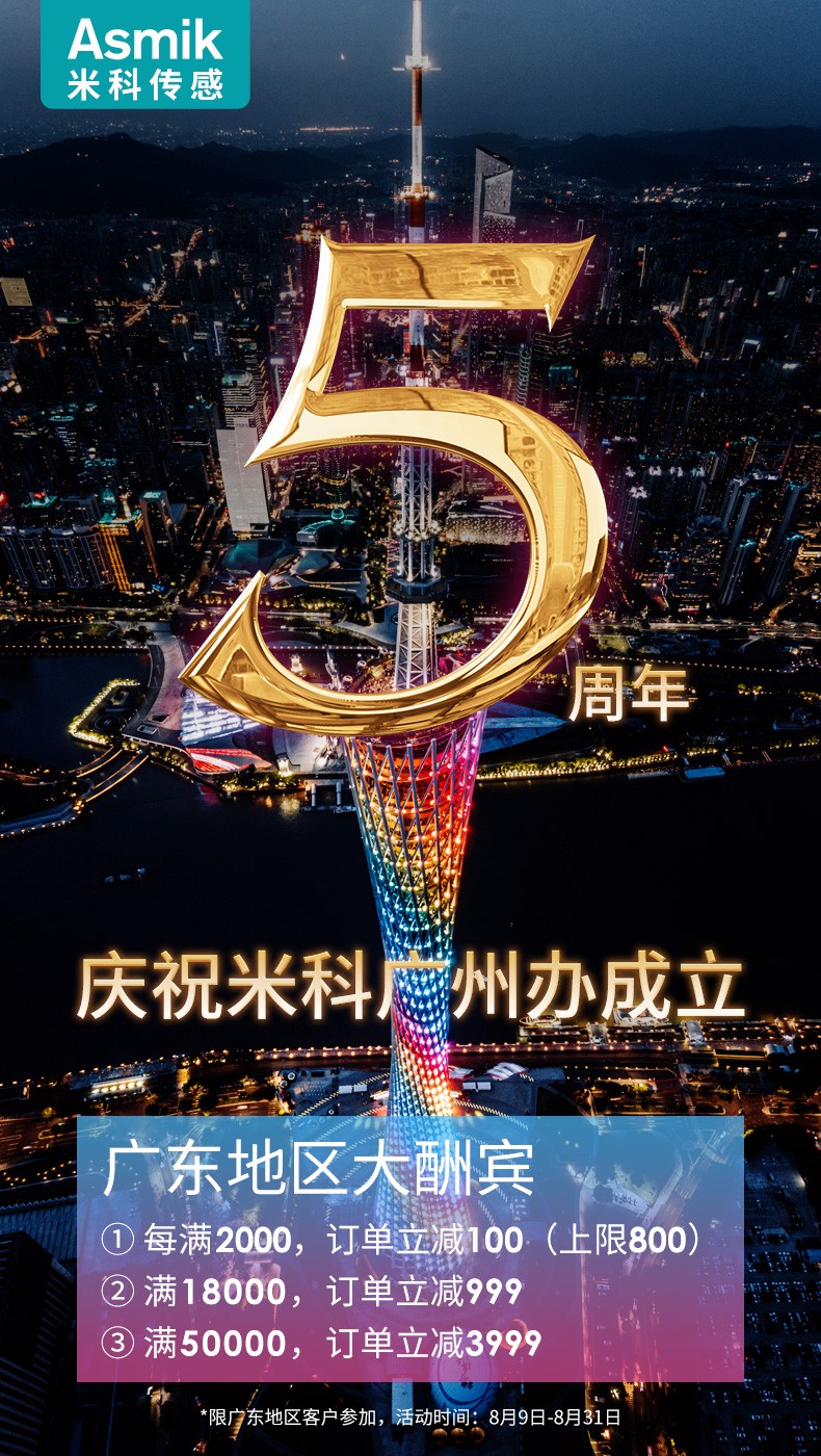 庆祝广州办事处成立5周年，全场满减，感恩回馈