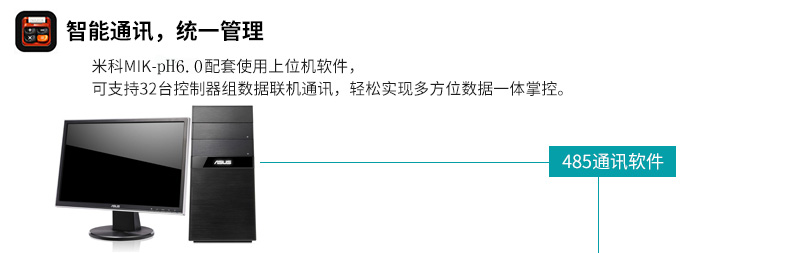 彩名堂MIK-pH6.0高精度工业在线pH/orp控制器智能通讯